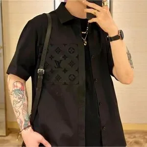 Louis Vuitton | Shirts | Louis Vuitton Short Sleeved Cotton Shirt